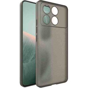 For Xiaomi Redmi K70E 5G imak 0.7mm Ultra Thin Ripple Texture Phone Case(Transparent Black)