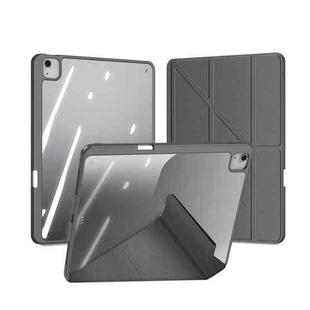 For iPad Air 13 2024 DUX DUCIS Magi Series Smart Leather Tablet Case(Grey)