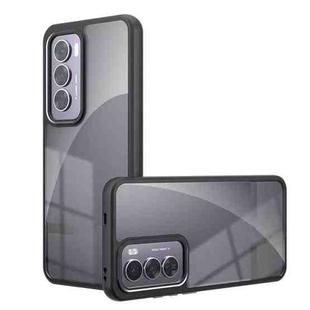 For OPPO Reno12 Pro Global Armor Big Pore PC Hybrid TPU Phone Case(Transparent)