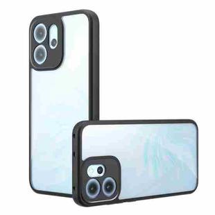 For OPPO Reno14 F 5G Armor Precise Hole PC Hybrid TPU Phone Case(Transparent)