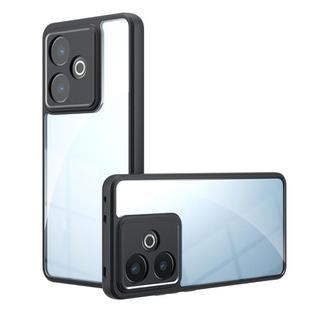 For Realme GT7 Armor Precise Hole PC Hybrid TPU Phone Case(Transparent)