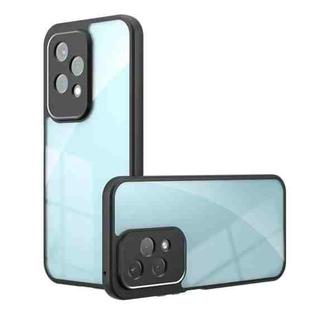 For Honor 200 Lite Global Armor Precise Hole PC Hybrid TPU Phone Case(Transparent)