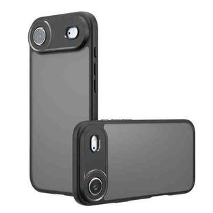 For iPhone 17 Air Armor Precise Hole PC Hybrid TPU Phone Case(Frosted Black)