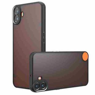 For Nothing CMF Phone 1 Armor Precise Hole PC Hybrid TPU Phone Case(Frosted Black)