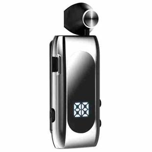 K55 Business Lavalier Wireless Bluetooth Earphone(Silver)