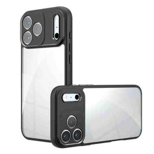 For iPhone 17 Pro Armor Precise Hole PC Hybrid TPU Phone Case(Transparent)