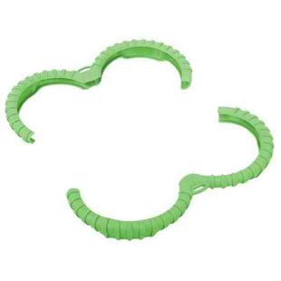 For DJI Avata 2 Sunnylife Drone Anti-Collision Protective Cover Propeller Ring Stripes(Green)