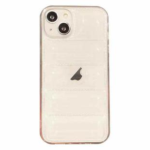 For iPhone 13 Eiderdown Airbag Glossy TPU Phone Case(Transparent)