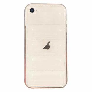 For iPhone SE 2022 / 2020 / 8 / 7 Eiderdown Airbag Glossy TPU Phone Case(Transparent)