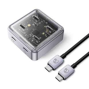 ORICO XHJ4C-G2 4-Port Compact Zinc Alloy USB Type-C 3.0 HUB Expand Converter(Silver)