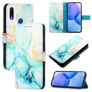 For Xiaomi Redmi Note 7 / 7 Pro / 7S PT003 Marble Pattern Flip Leather Phone Case(Green)