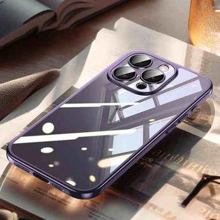 For iPhone 14 Pro SULADA Electroplating Frosted PC + TPU Shockproof Phone Case(Purple)