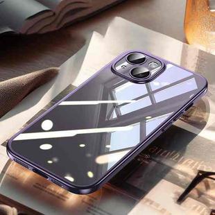 For iPhone 15 Plus SULADA Electroplating Frosted PC + TPU Shockproof Phone Case(Purple)