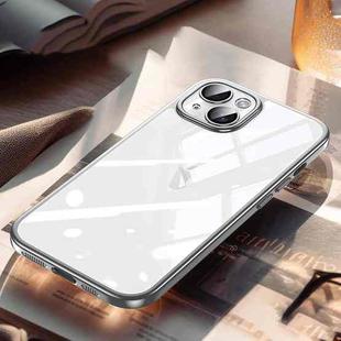 For iPhone 15 Plus SULADA Electroplating Frosted PC + TPU Shockproof Phone Case(Silver)