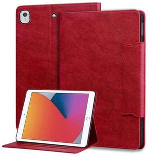 For iPad Air / Air 2 / 9.7 2017 / 2018 Cat Buckle Leather Smart Tablet Case(Red)