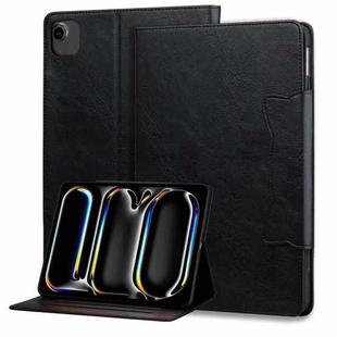 For iPad Air 11 2024 / Air 5 / Air 4 Cat Buckle Leather Smart Tablet Case(Black)