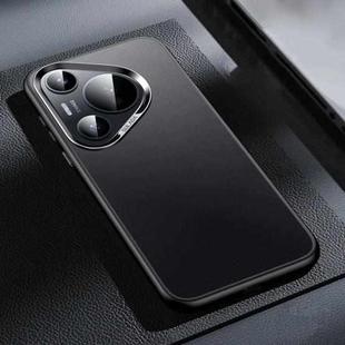 For Huawei Pura 70 SULADA Skin Feel Matte Shockproof Phone Case(Black)