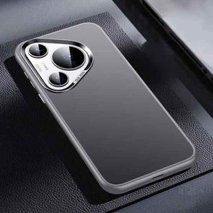 For Huawei Pura 70 SULADA Skin Feel Matte Shockproof Phone Case(Grey)