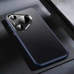 For Huawei Pura 70 SULADA Skin Feel Matte Shockproof Phone Case(Blue)