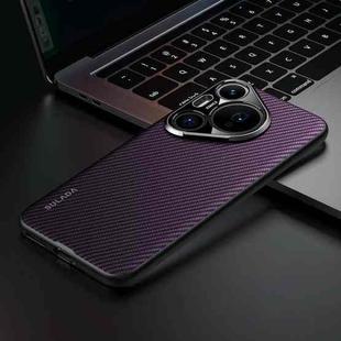 For Huawei Pura 70 Pro / 70 Pro+ SULADA 600D Kevlar Texture PC Shockproof Phone Case(Purple)