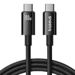 Baseus Tungsten Gold 1.5m 20Gbps 100W USB-C / Type-C to Type-C Fast Charging Data Cable(Black)
