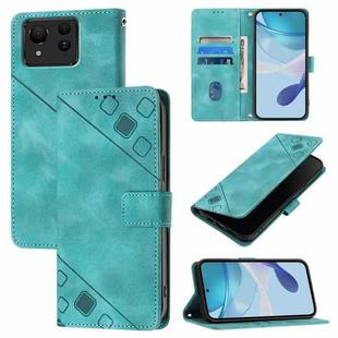 For Asus Zenfone 11 Ultra Skin Feel Embossed Leather Phone Case(Green)
