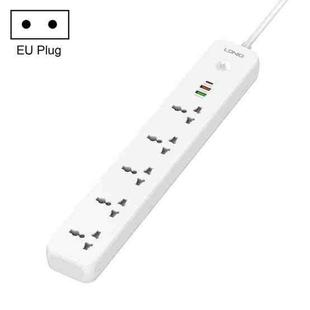 LDNIO SC5319 5-position Travel Home Office Socket with 38W USB Ports, Cable Length: 2m(EU Plug)