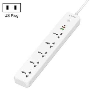 LDNIO SC5319 5-position Travel Home Office Socket with 38W USB Ports, Cable Length: 2m(US Plug)