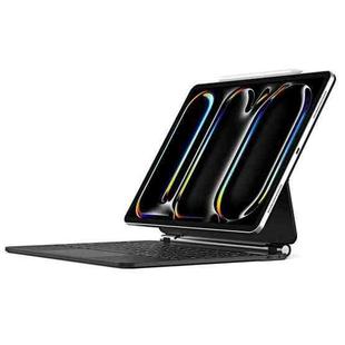 DUX DUCIS MK Series Floating Magnetic Keyboard Tablet Leather Case For iPad Pro 13 2024(Black)
