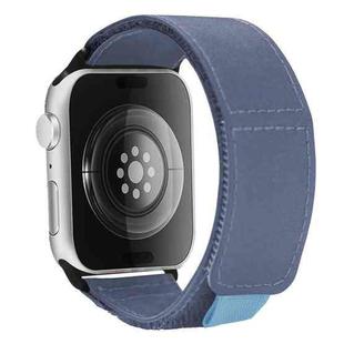 For Apple Watch Series 8 45mm Loop Woven Nylon Watch Band(Sky Blue)