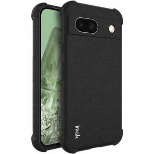 For Google Pixel 8a imak Shockproof Airbag TPU Phone Case(Matte Black)