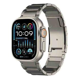 For Apple Watch Ultra 2 49mm Titanium Metal Watch Band(Titanium)