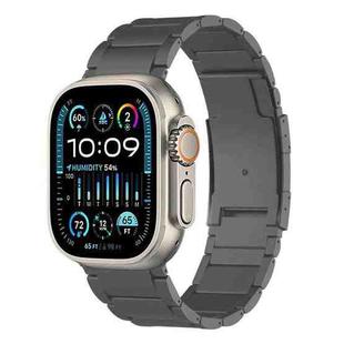 For Apple Watch Ultra 2 49mm Titanium Metal Watch Band(Grey)