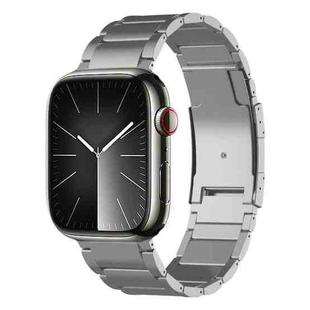 For Apple Watch Series 9 45mm Titanium Metal Watch Band(Silver)