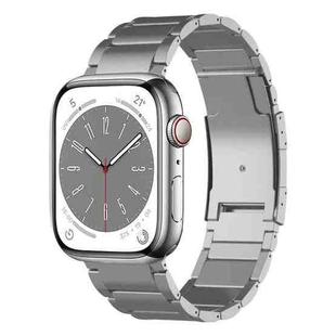 For Apple Watch Series 8 41mm Titanium Metal Watch Band(Silver)