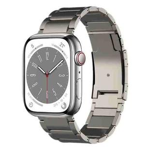 For Apple Watch Series 8 45mm Titanium Metal Watch Band(Titanium)