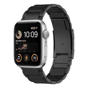 For Apple Watch SE 2022 40mm Titanium Metal Watch Band(Black)