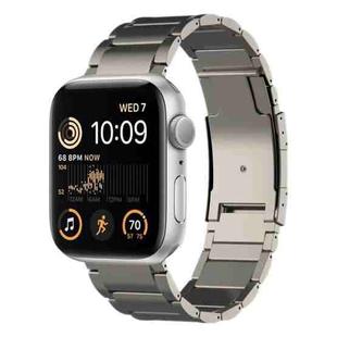 For Apple Watch SE 2022 40mm Titanium Metal Watch Band(Titanium)