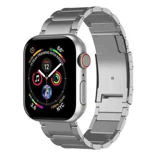 For Apple Watch SE 40mm Titanium Metal Watch Band(Silver)