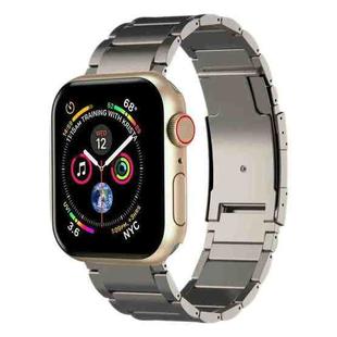 For Apple Watch SE 40mm Titanium Metal Watch Band(Titanium)