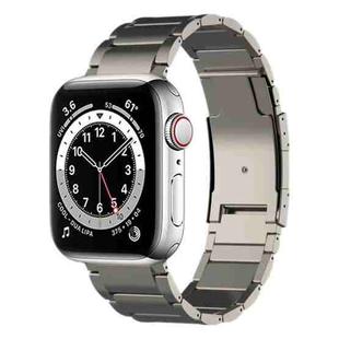 For Apple Watch Series 6 44mm Titanium Metal Watch Band(Titanium)