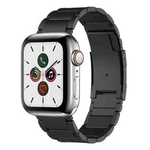 For Apple Watch Series 5 40mm Titanium Metal Watch Band(Black)