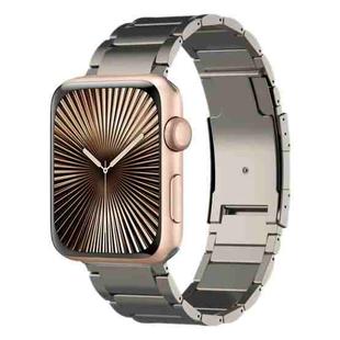 For Apple Watch Series 10 46mm Titanium Metal Watch Band(Titanium)