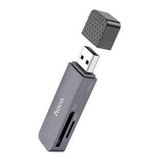 hoco HB45 2 in 1 USB 3.0 to SD+TF3.0 Card Reader(Tarnish)