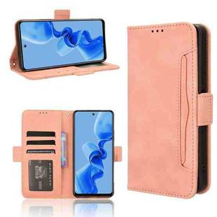 For itel S24 4G Skin Feel Calf Texture Card Slots Leather Phone Case(Pink)