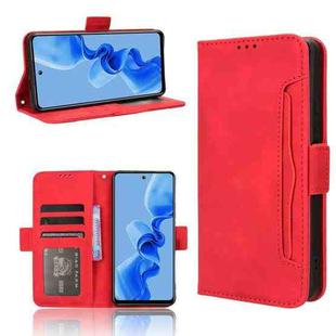 For Itel S24 4G Skin Feel Calf Texture Card Slots Leather Phone Case(Red)