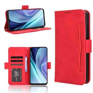 For itel A50 Skin Feel Calf Texture Card Slots Leather Phone Case(Red)