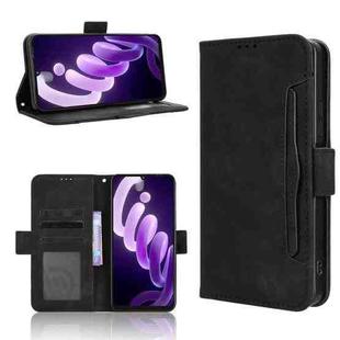 For itel City 100 4G Skin Feel Calf Texture Card Slots Leather Phone Case(Black)
