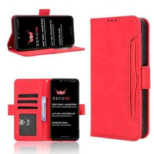 For itel Zeno 10 Skin Feel Calf Texture Card Slots Leather Phone Case(Red)