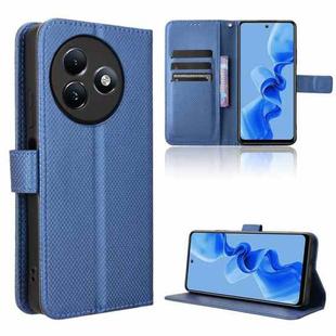 For Itel S24 4G Diamond Texture Leather Phone Case(Blue)